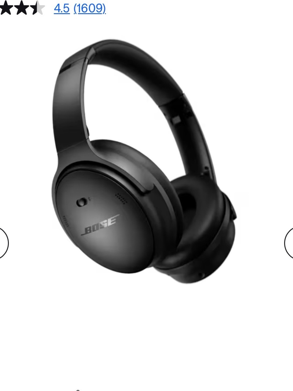 Bose Over-Ear Wireless Headphones — Black